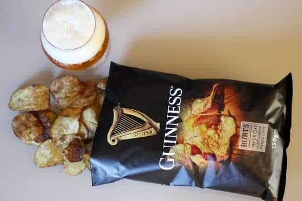 Guinness Crisps with Beer British Snack