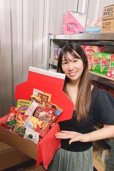 Asian Snacks eCommerce store, Snack Snack UK's founder, Hanyi