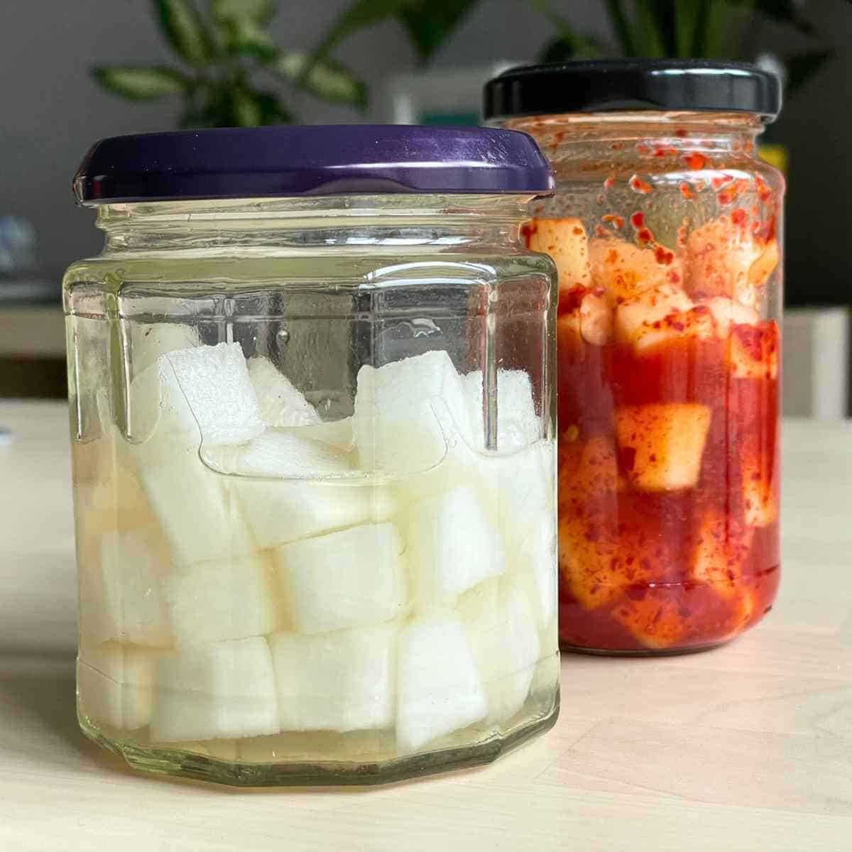 pickled Korean radish recipe