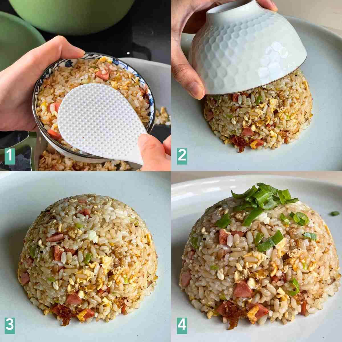 How to serve chahan japanese egg fried rice