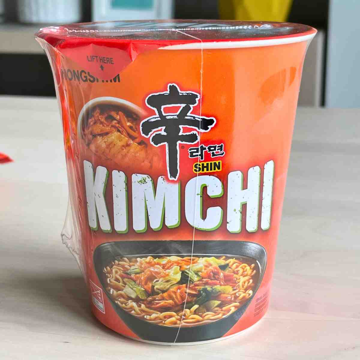 shin Kimchi ramen instant noodles