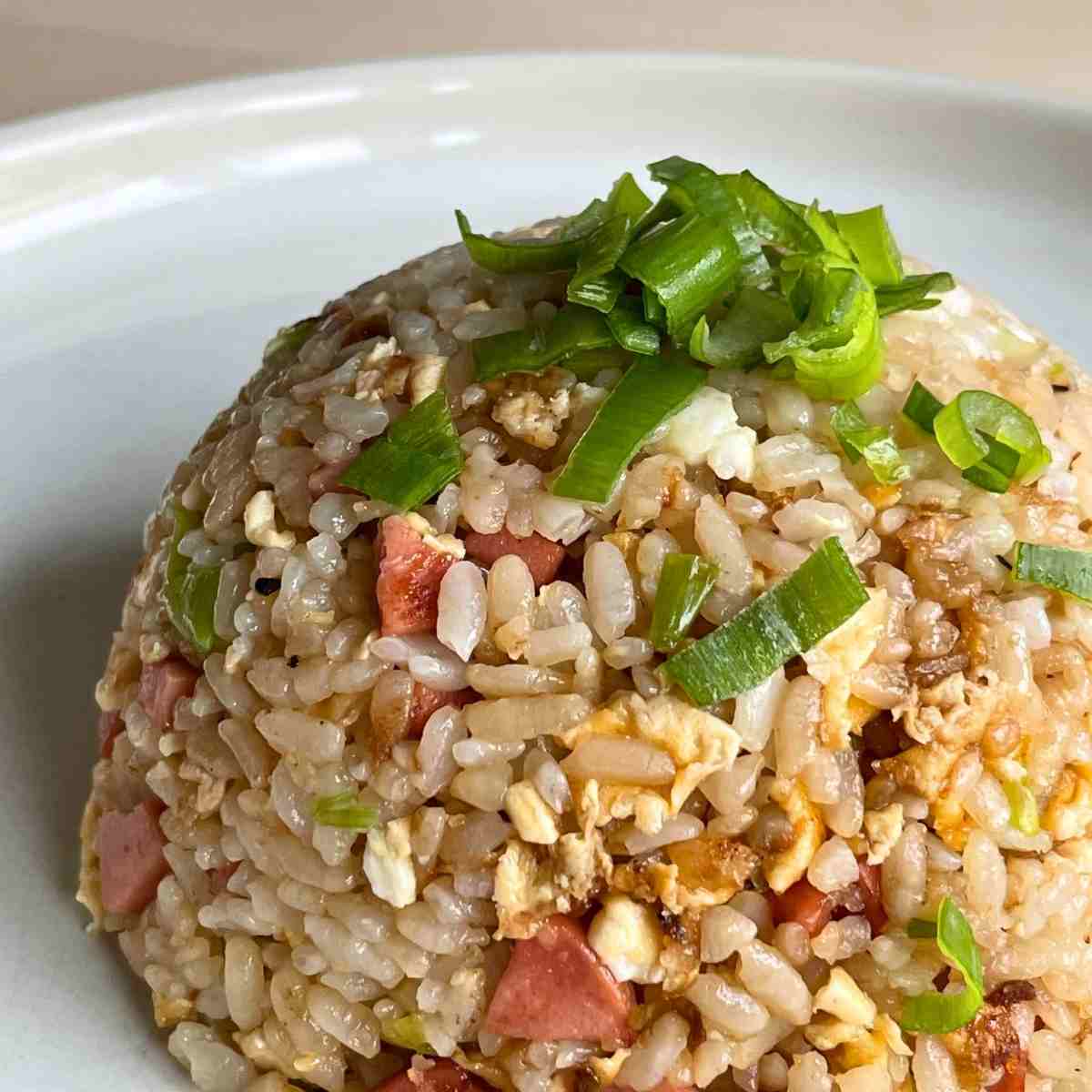 japanese egg fried rice chicken or char siu