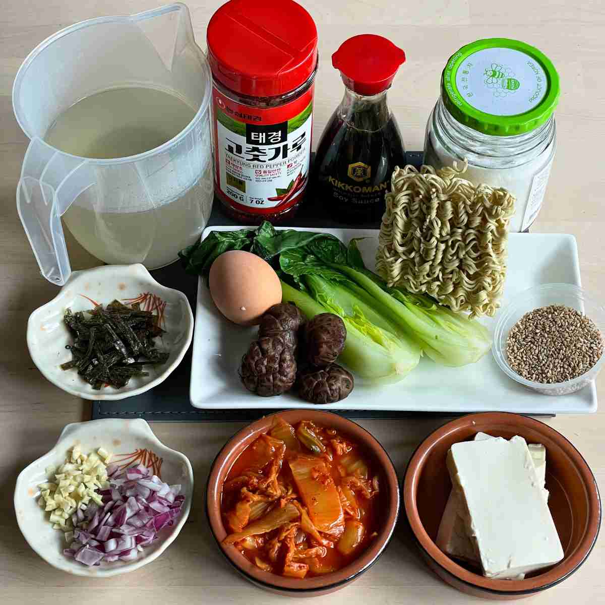 kimchi ramen ingredients