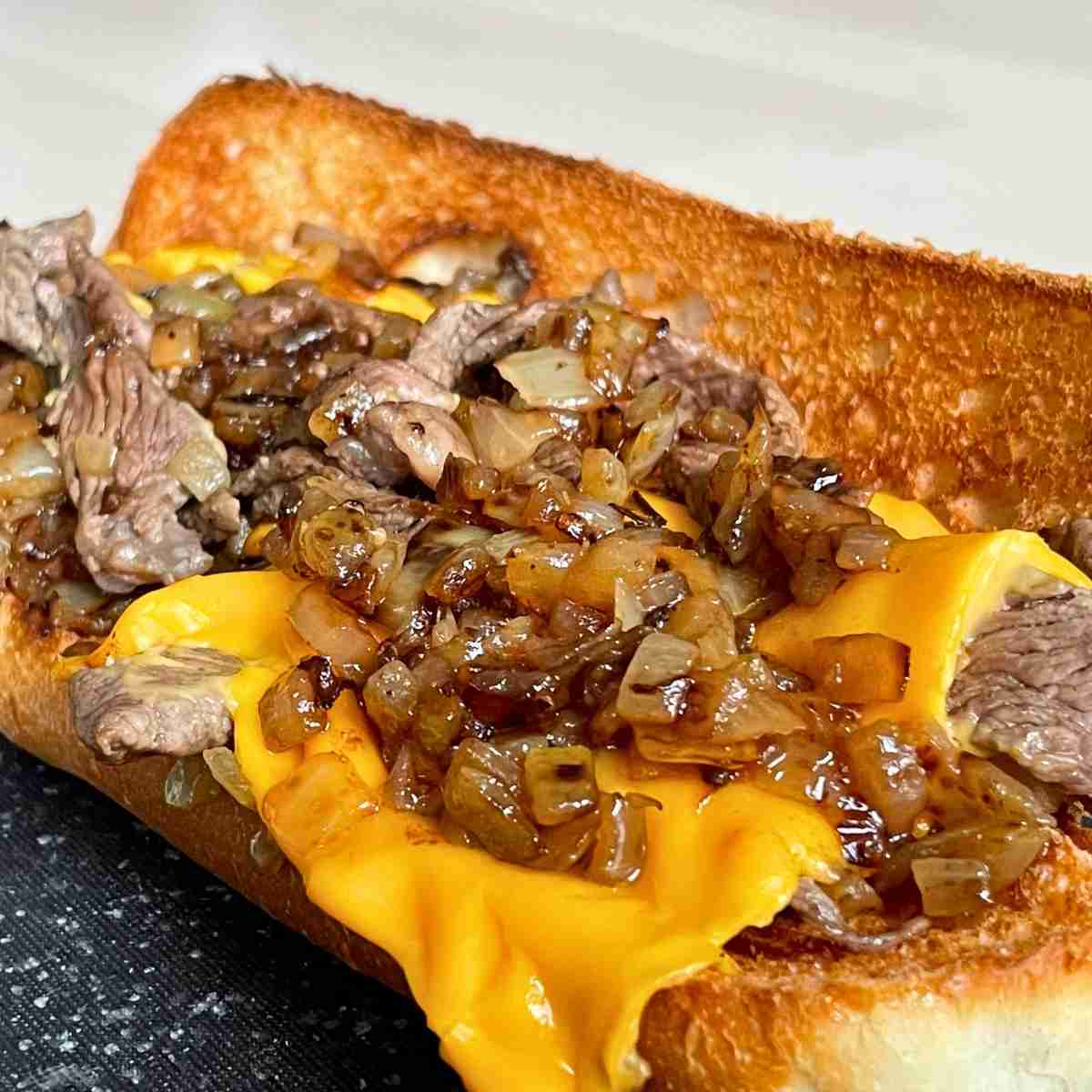 Philly cheesesteak recipe sandwich from Philadelphia