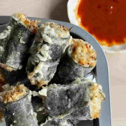 Gimmari (Kimari), Easy Korean Fried Seaweed Roll Recipe