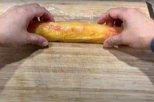 Roll the paste into a log