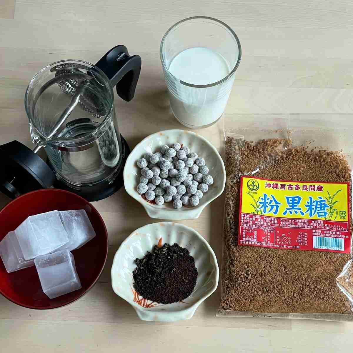 okinawa milk tea ingredients