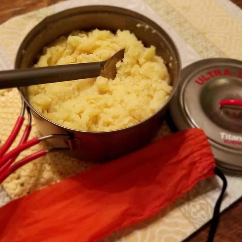 A filling meal made of noodles and potatoes