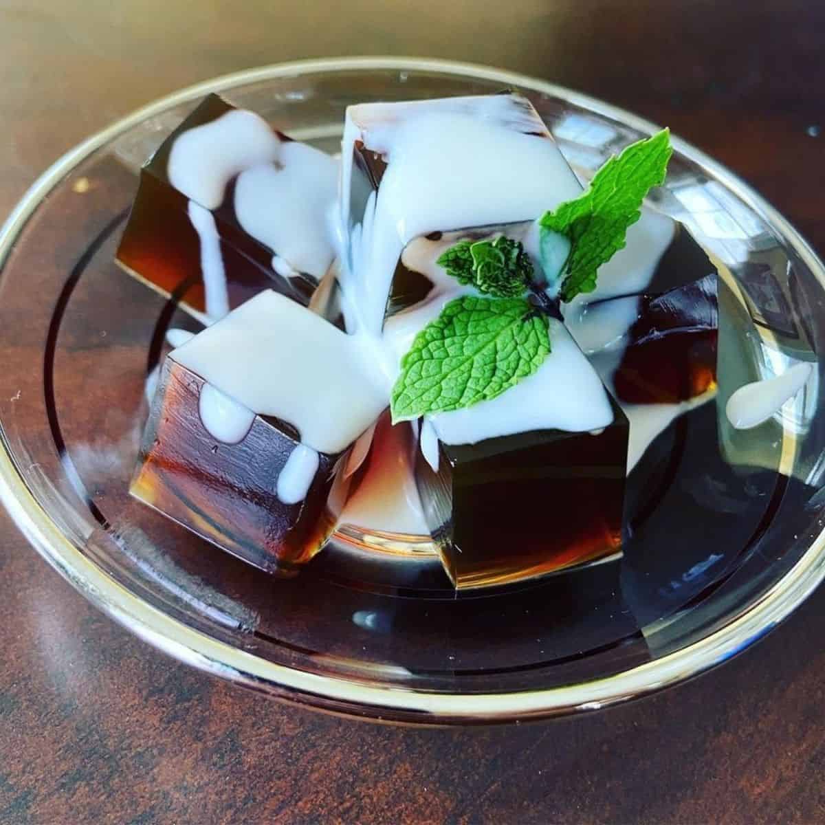 Coffee jelly recipe with milk