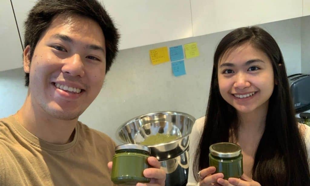 Simply Matcha Co Founders Victor and Nethya