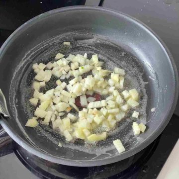 saute onion in butter