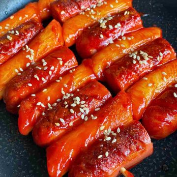 sotteok sotteok recipe korean rice cake hot dog skewer