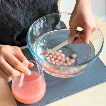 how to make strawberry popping boba