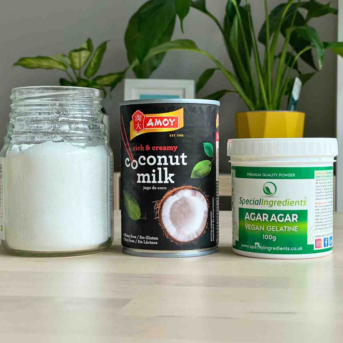 Asian coconut jelly ingredients