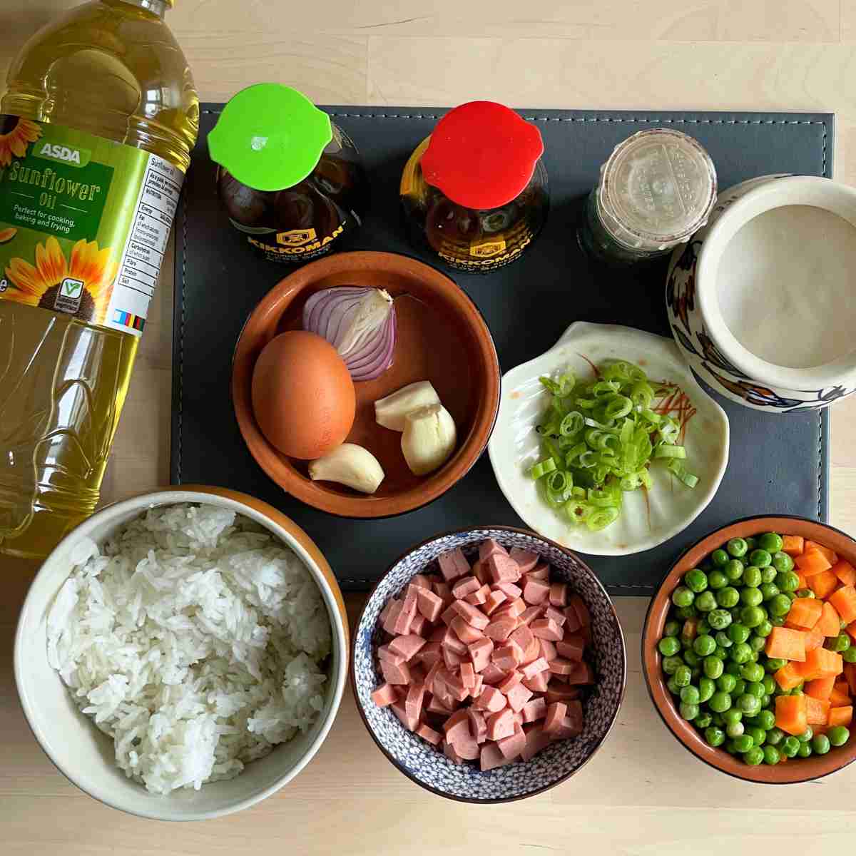 Chinese special fried rice ingredients