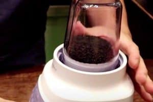 Grind the grains in a food processor a few times