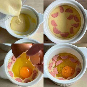 add egg sausage to gyeran ppang