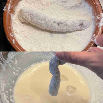batter prawns in flour tempura batter