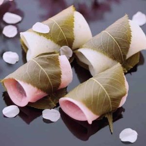 kanto style cherry blossom rice cake