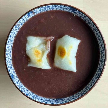 red bean soup with mochi recipe