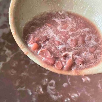 thick or thin red bean soup