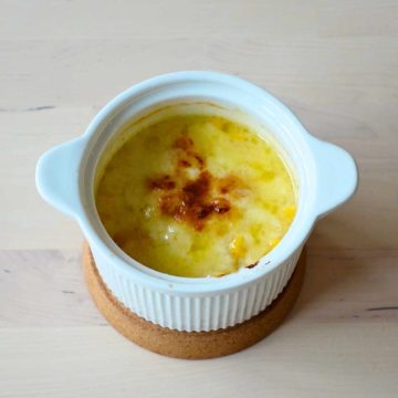 Cheesy korean corn dish