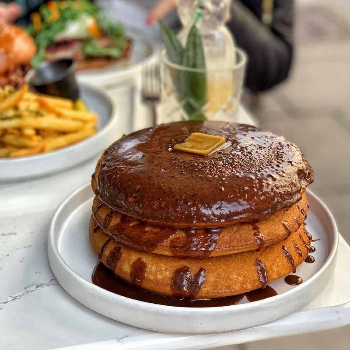 Chocolate Pancakes by Sunday in Brooklyn