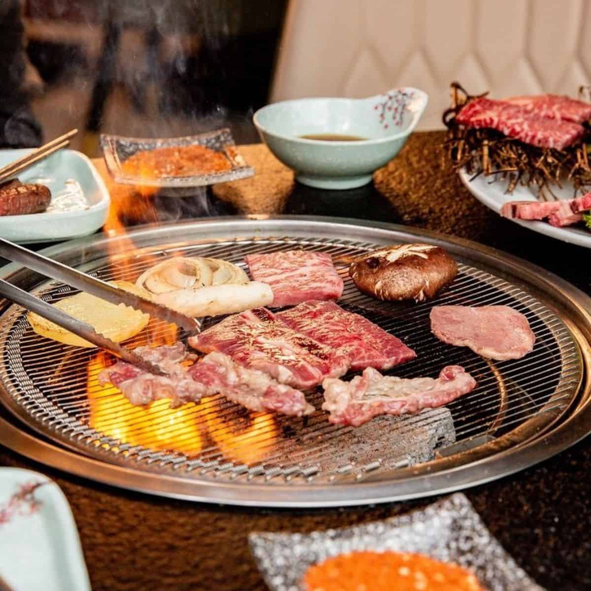 Korean BBQ in London Seveni