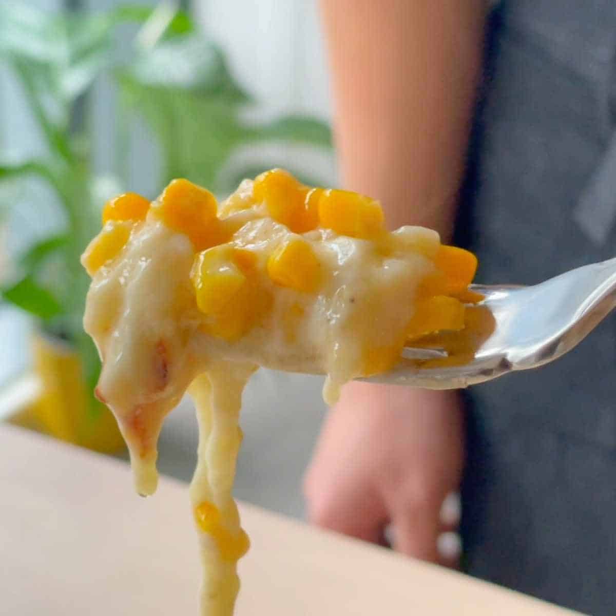 What is korean corn cheese made of