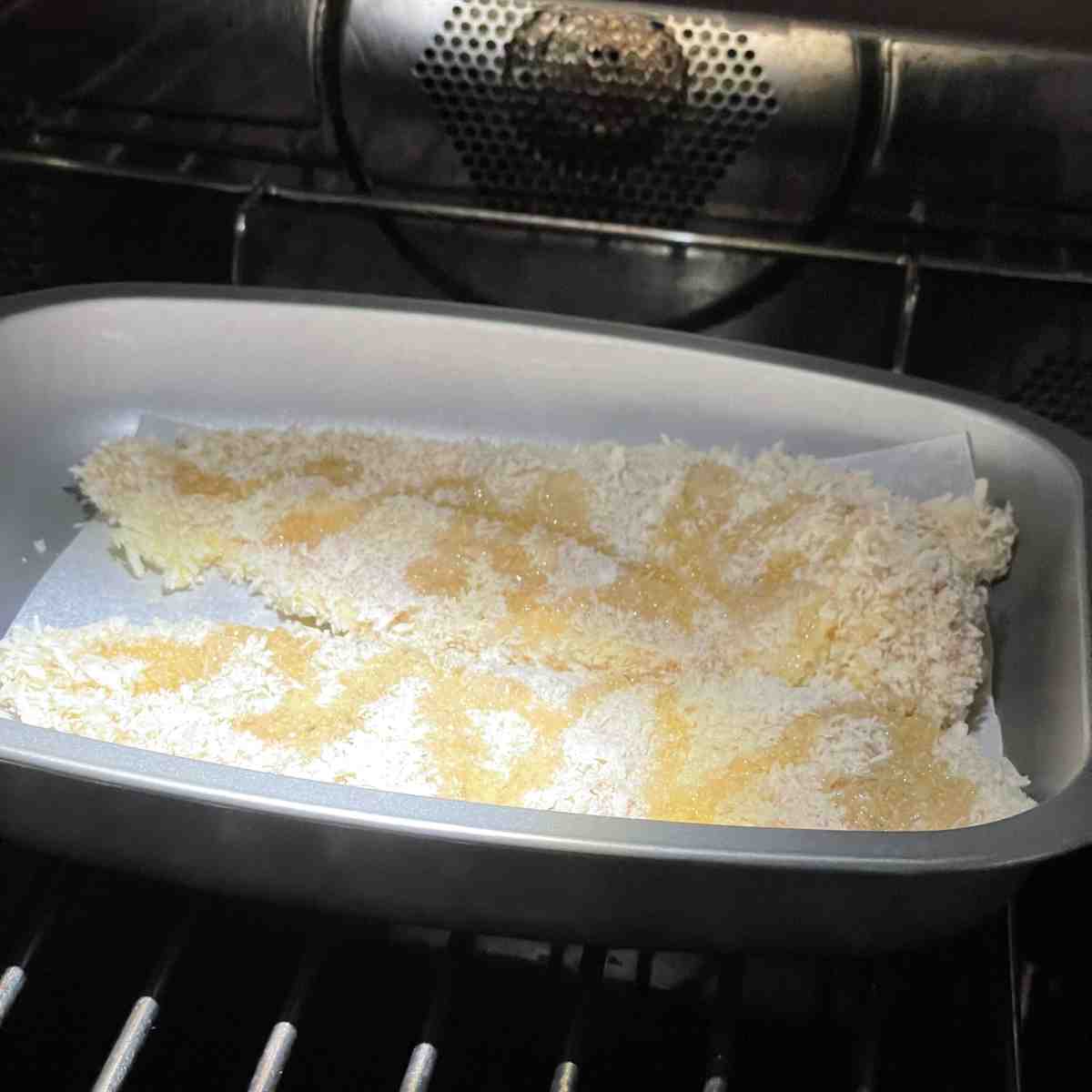 bake breaded cutlet in oven