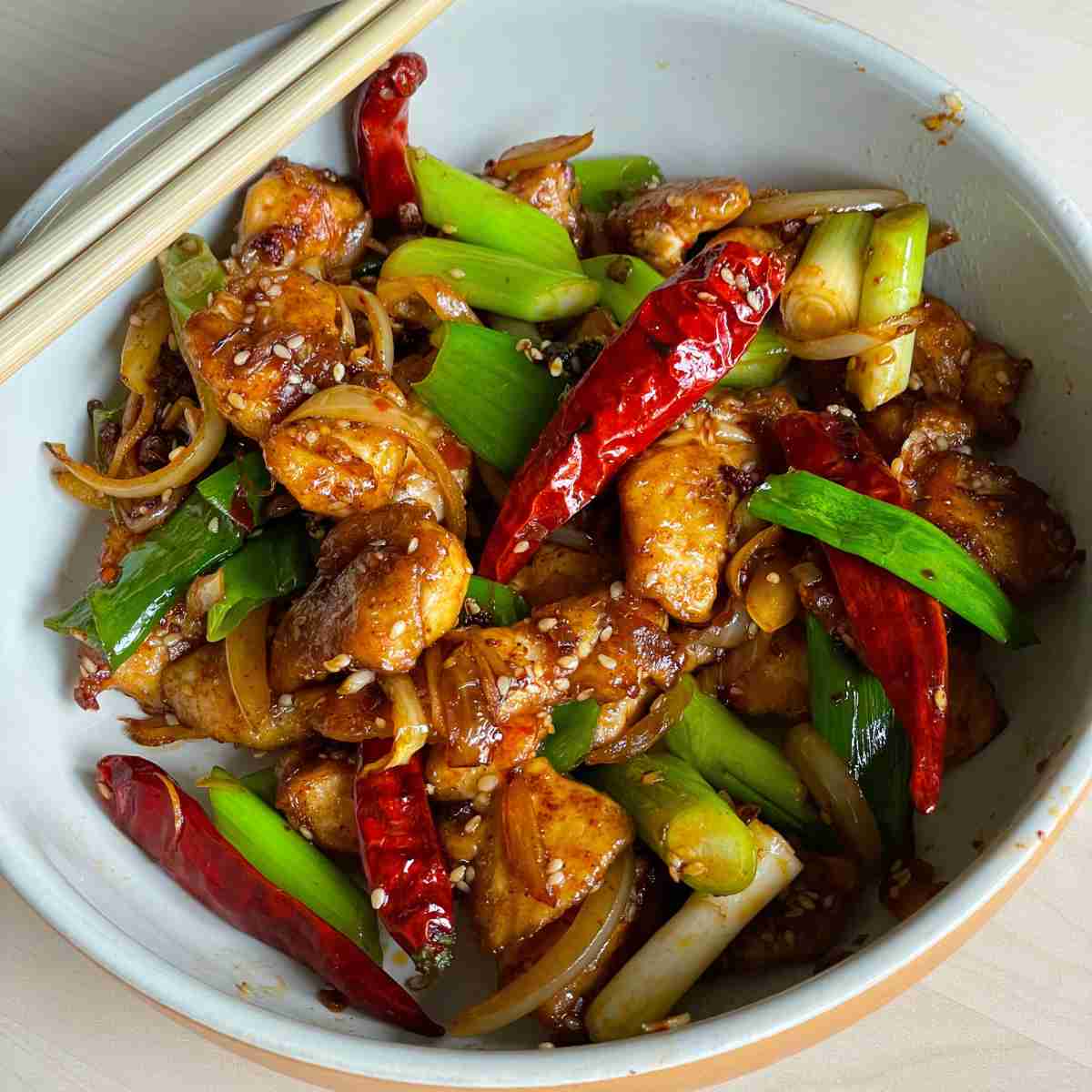 Chinese Szechuan chicken recipe