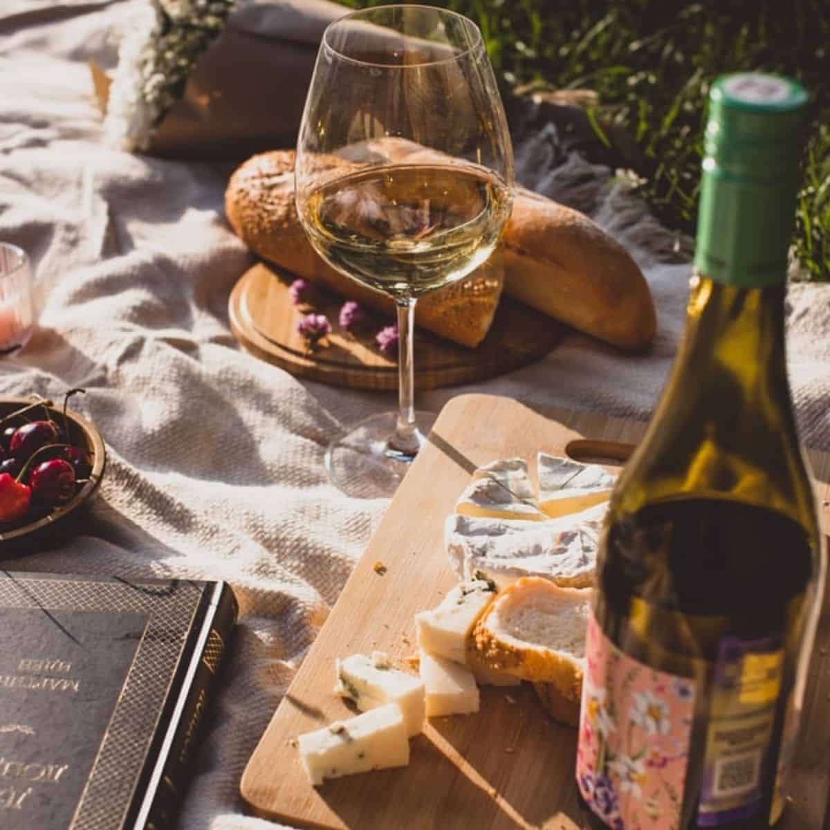 Serve cheese and snacks with your wine