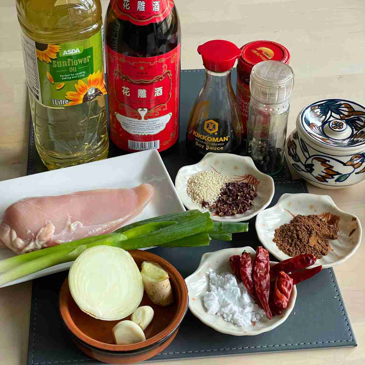 Szechuan Chicken Ingredients