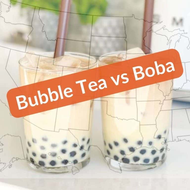 Bubble Tea vs Boba