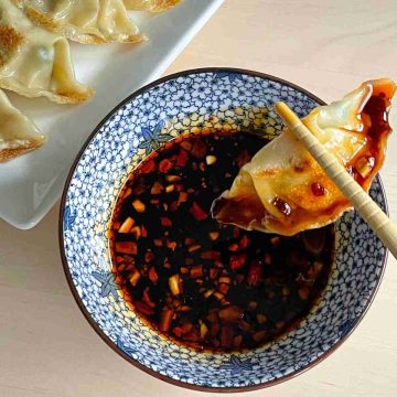 Chinese black vinegar dipping sauce