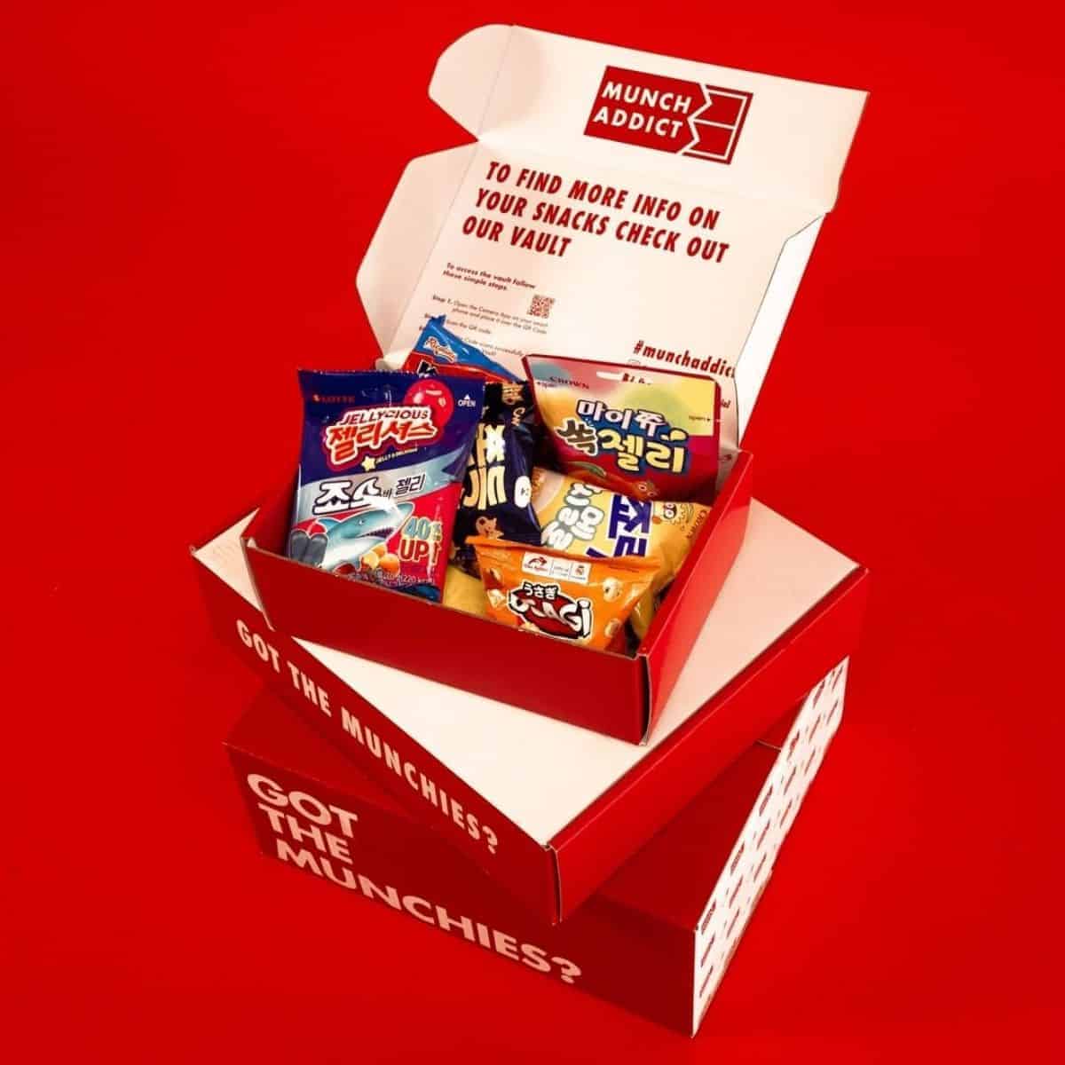 K-snack box Munch Addict