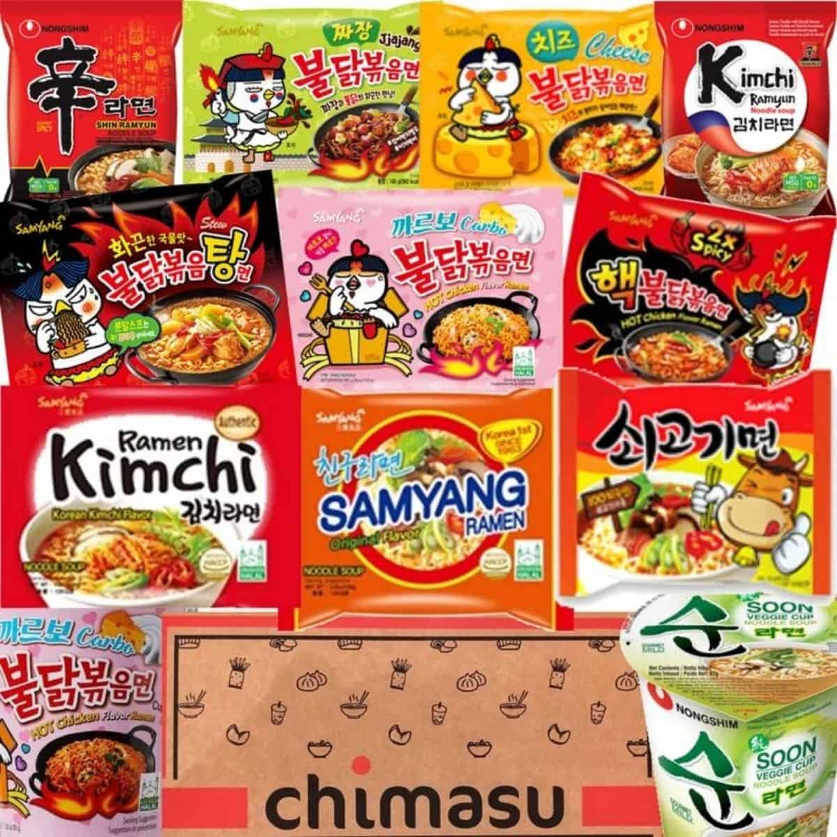 halal korean ramen pack Chimasu