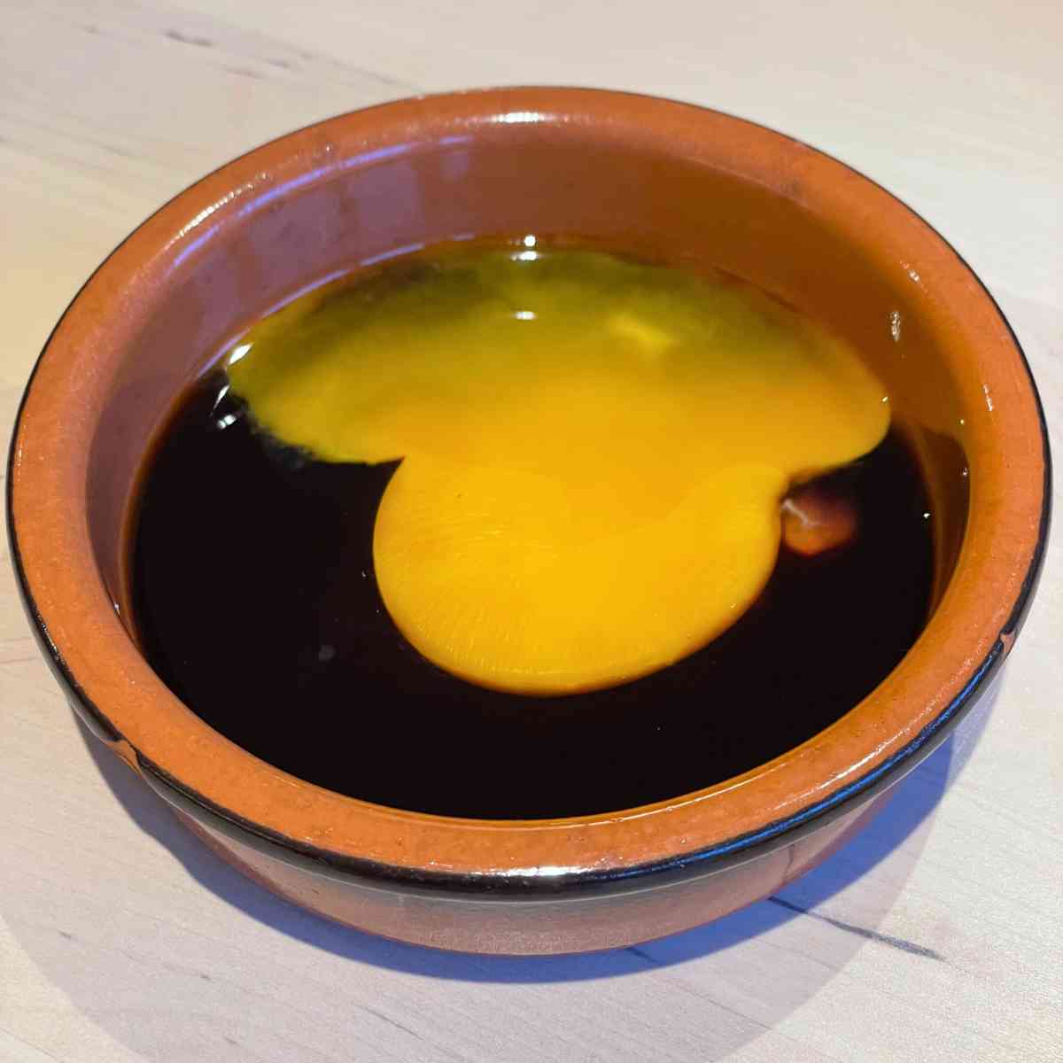 Raw egg mix for shabu shabu and sukiyaki