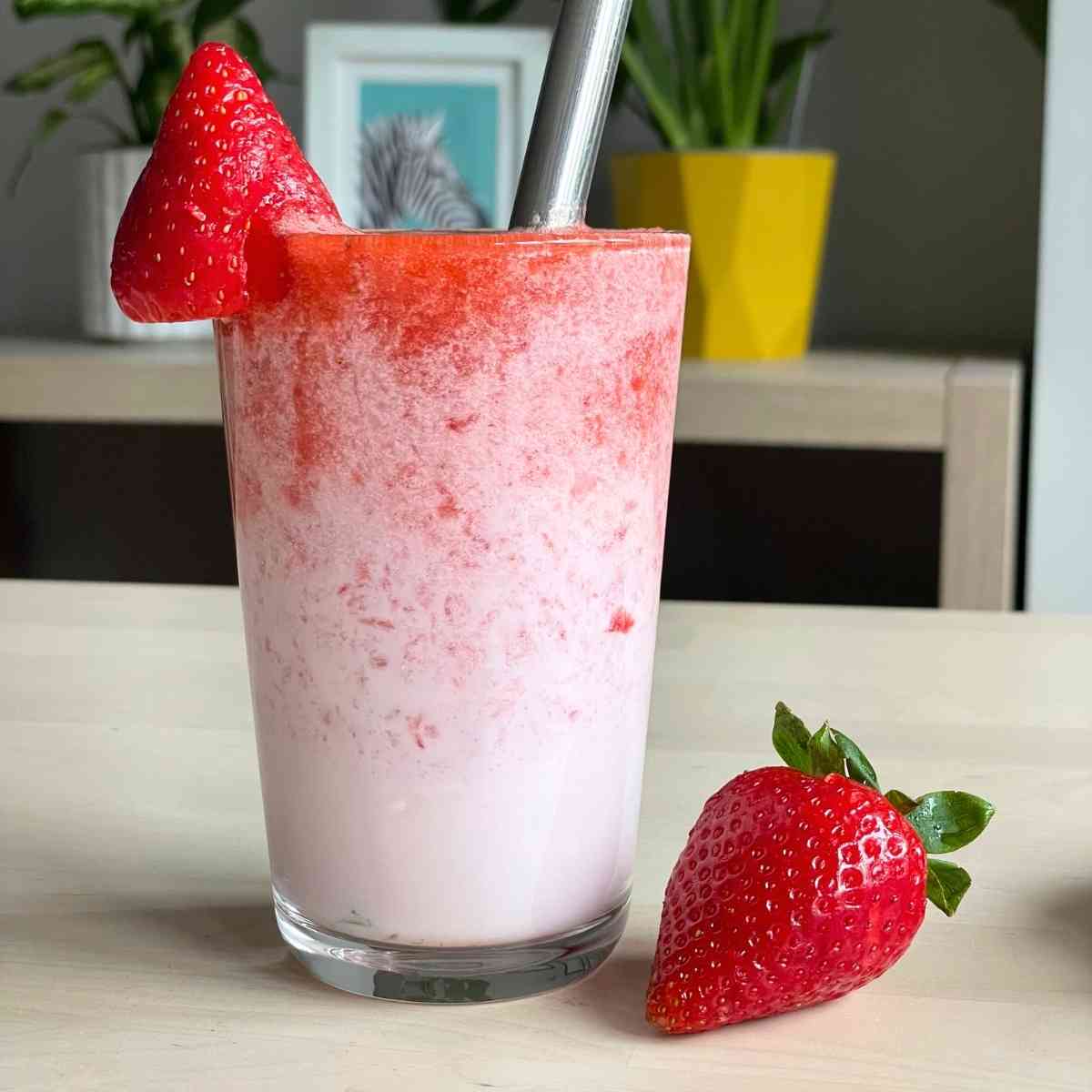 how to make korean strawberry milk at home