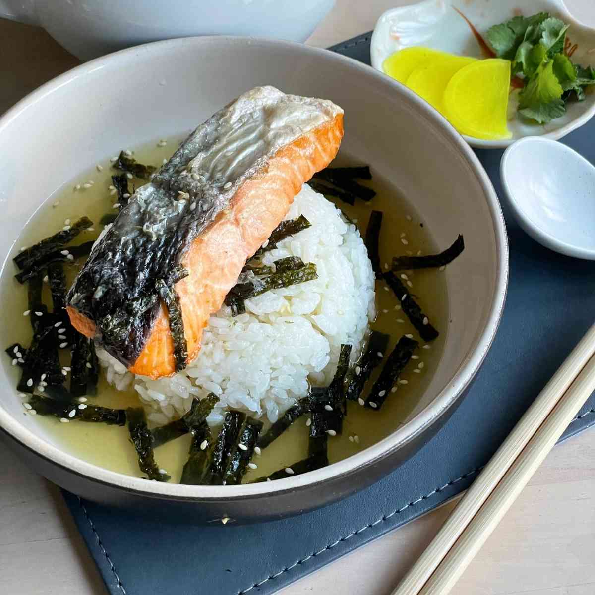 salmon ochazuke recipe tea over rice
