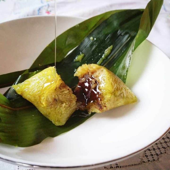 粽子（糯米餃子）：粵菜、甜菜或福建肉腸