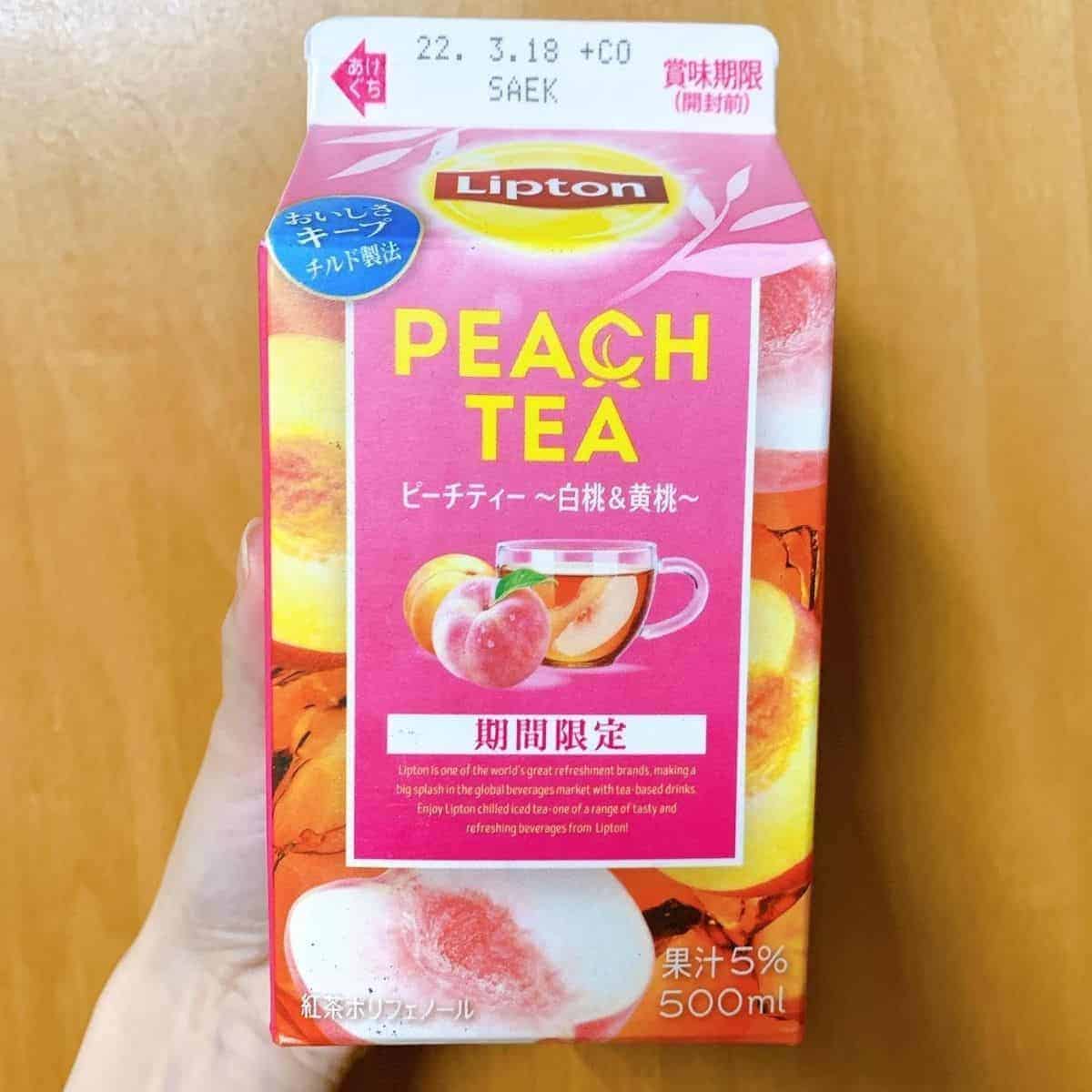 lipton peach tea