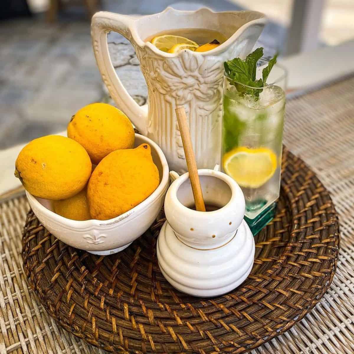 homemade lemon drink