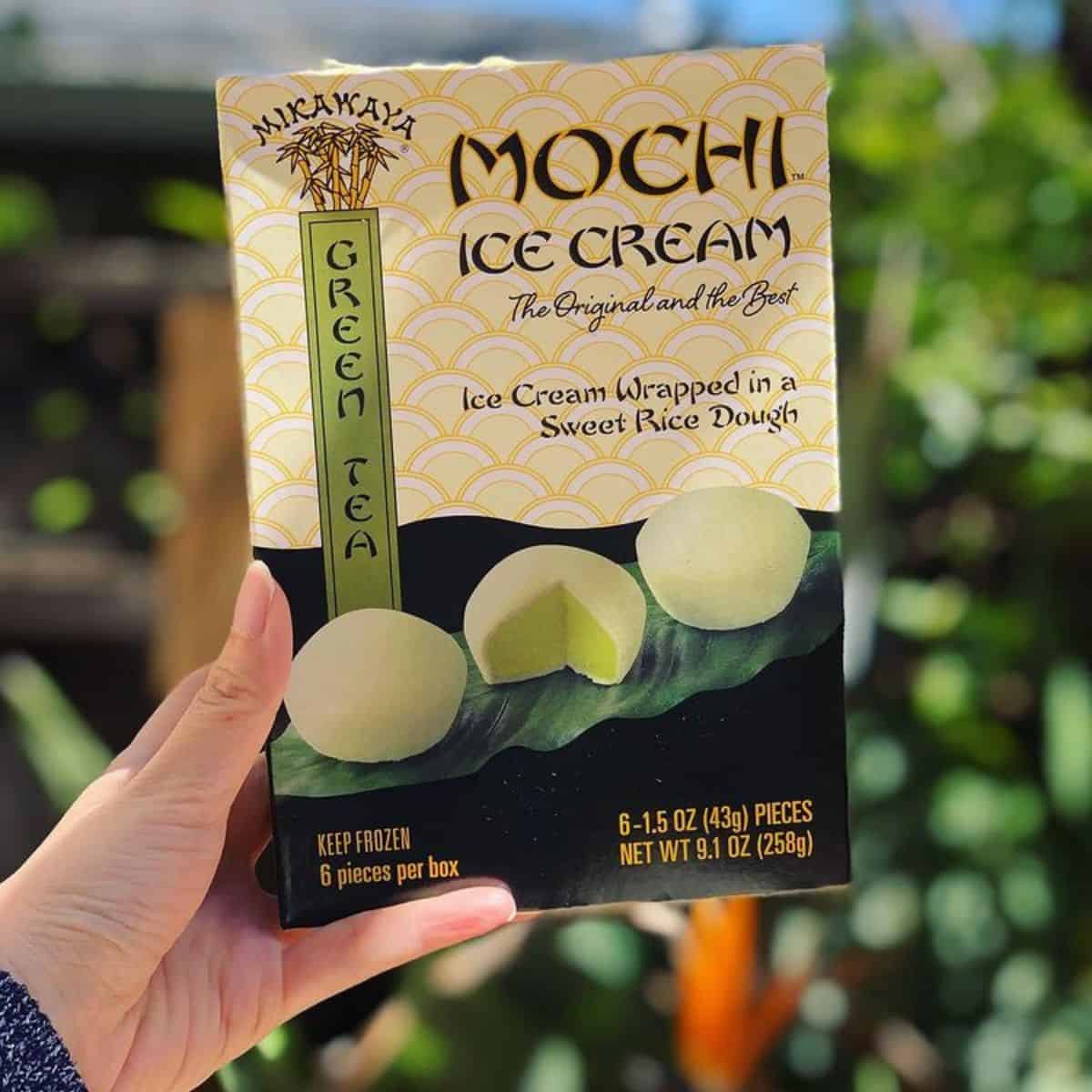 mikaawaya green tea mochi ice cream