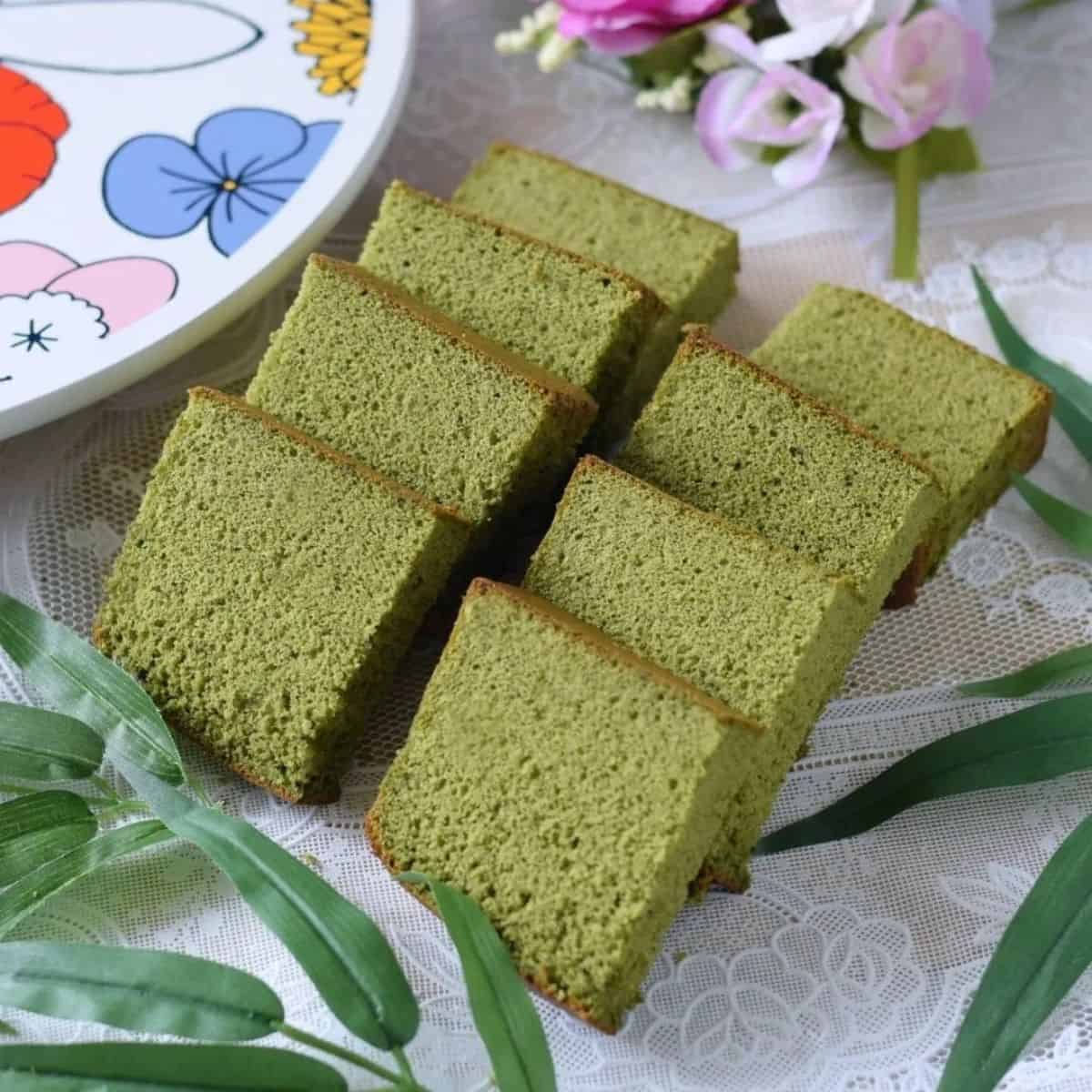 matcha sponge cake recipe