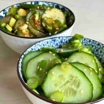 korean cucumber side dish pickle