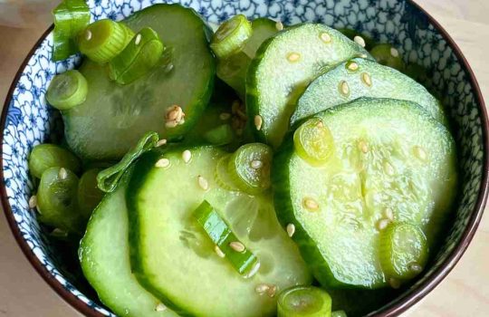 Korean Cucumber Salad Recipe (Not Spicy Oi Muchim)