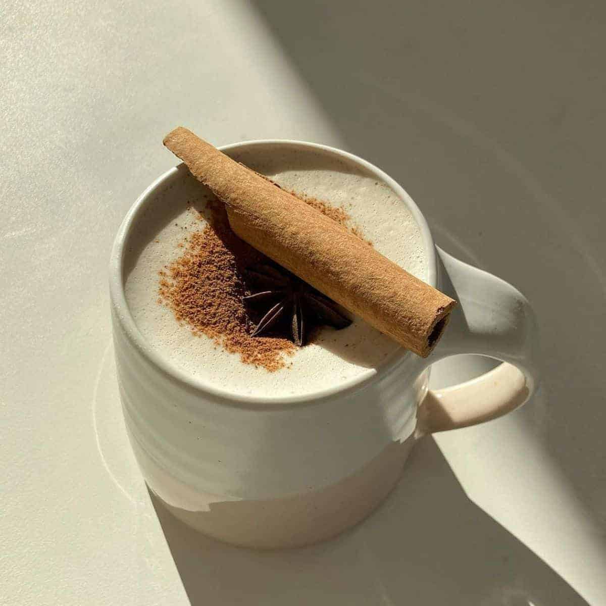 vanilla chai latte by Coloured Bean cafe