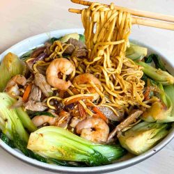 Hong Kong Noodles Recipe (Stir Fry Cantonese Chow Mein)