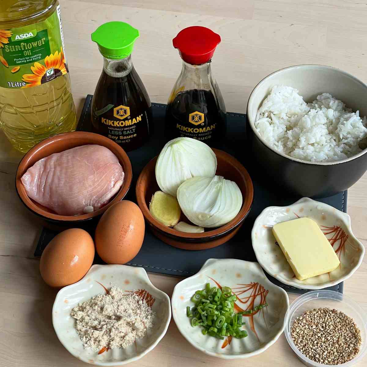 hibachi fried rice ingredients